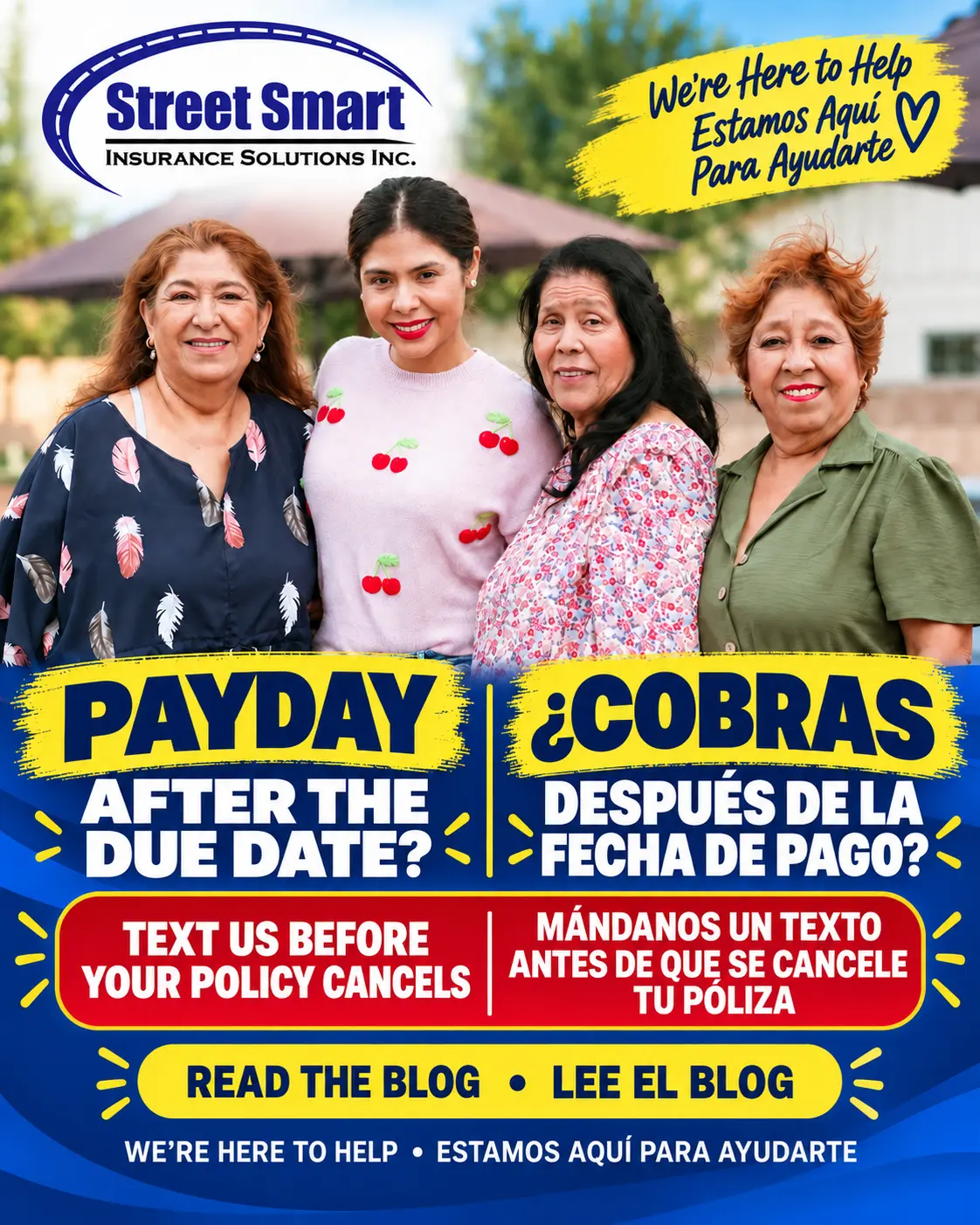 Bilingual Street Smart guide to comparing options before reinstating a canceled auto policy