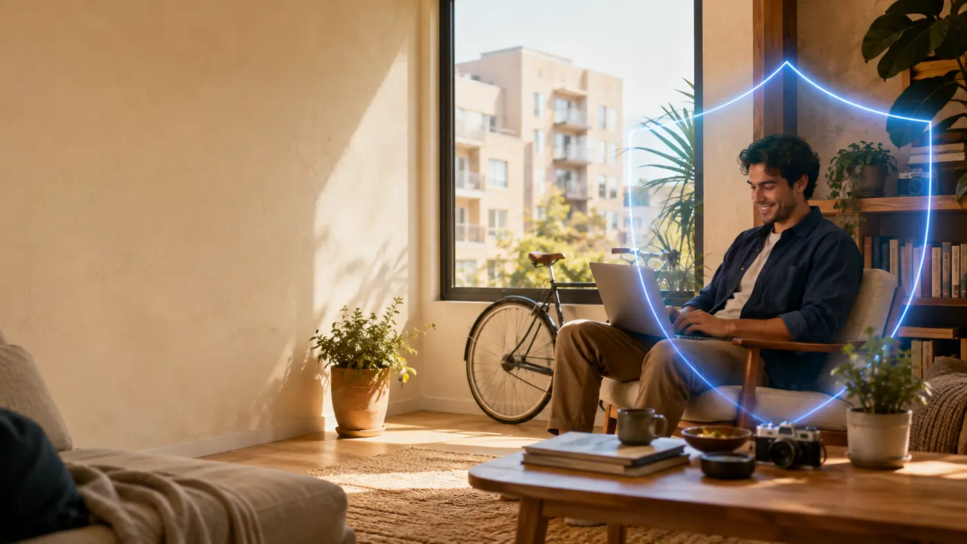 California apartment renter protecting personal belongings